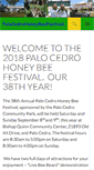 Mobile Screenshot of palocedrohoneybeefestival.com